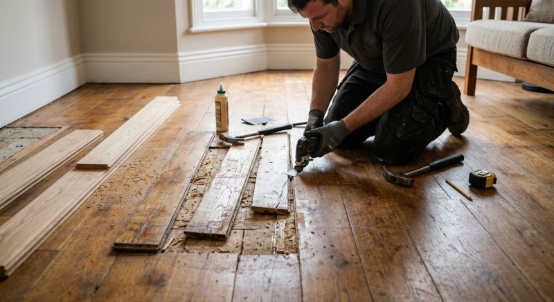 Floor Board Repair detail