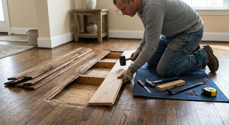 Floor Board Repair detail