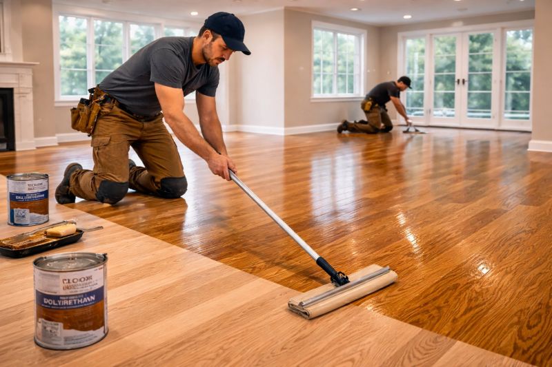 Hardwood Floor Refinshing detail