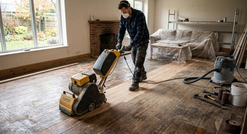 Hardwood Floor Renovation detail