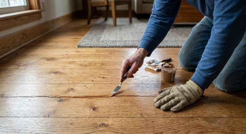 Hardwood Floor Repair detail