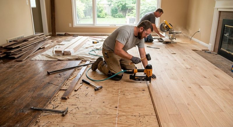 Hardwood Replacement detail