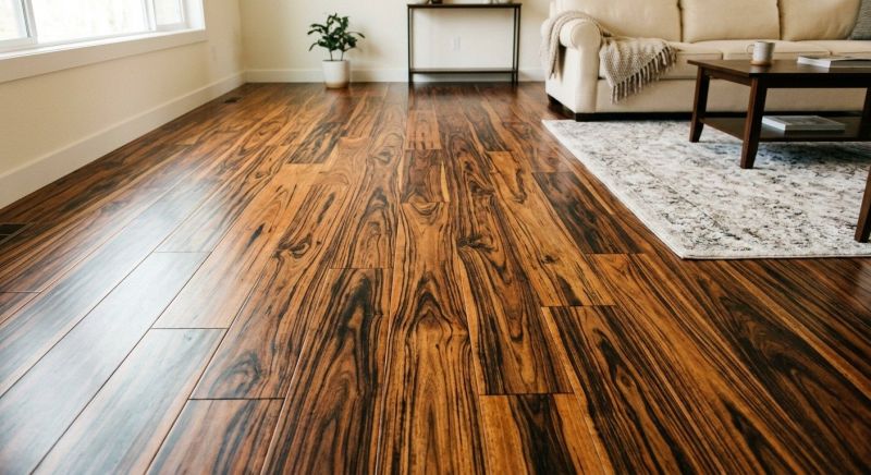 Tiger Wood Floor Installation detail