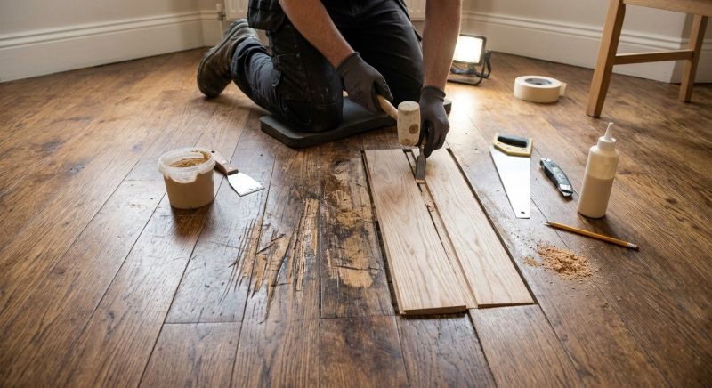 Wood Floor Repair detail