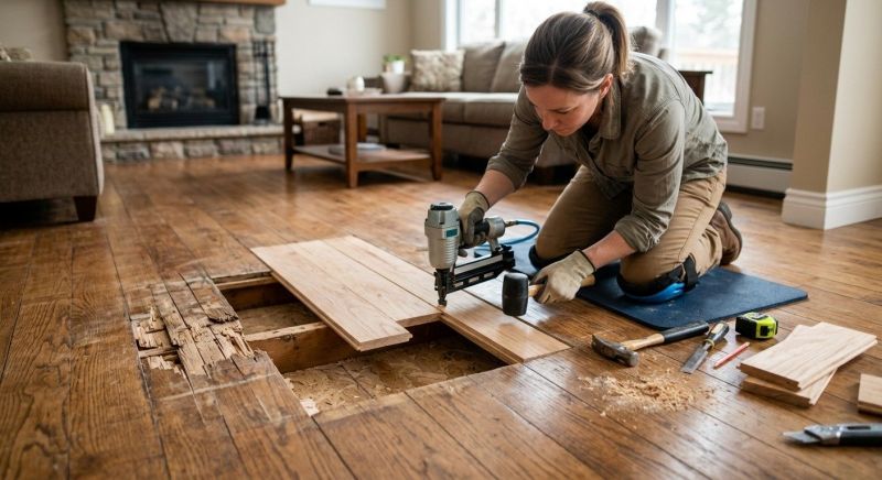 Wood Floor Repair detail