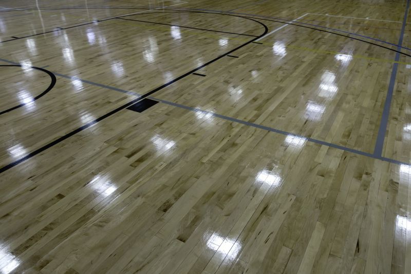 Gym Floor Reglazing