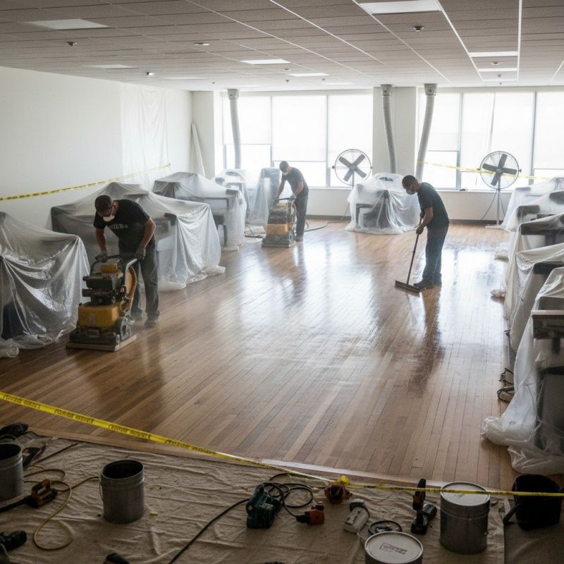 Hardwood Floor Refinishing
